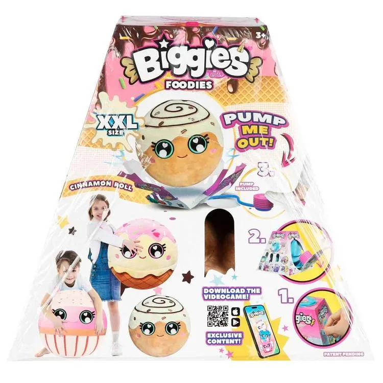 SUNMAN S000072608 BIGGIES FOODIES CINAMMON ROLL XXL PELUŞ OYUNCAK
