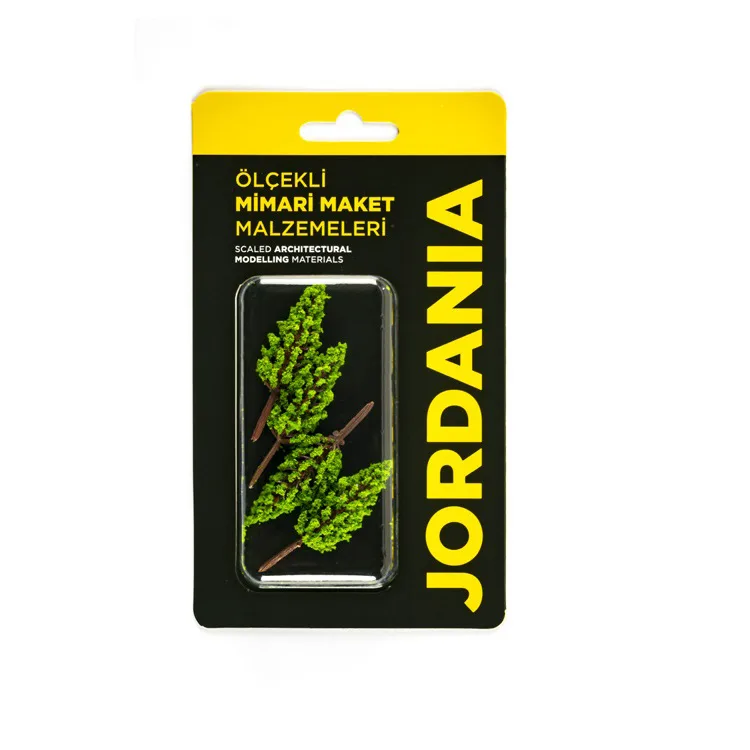 JORDANIA JE03P-124058 AĞAÇ KOYU YEŞİL 1/200 4,8 CM 5'Lİ