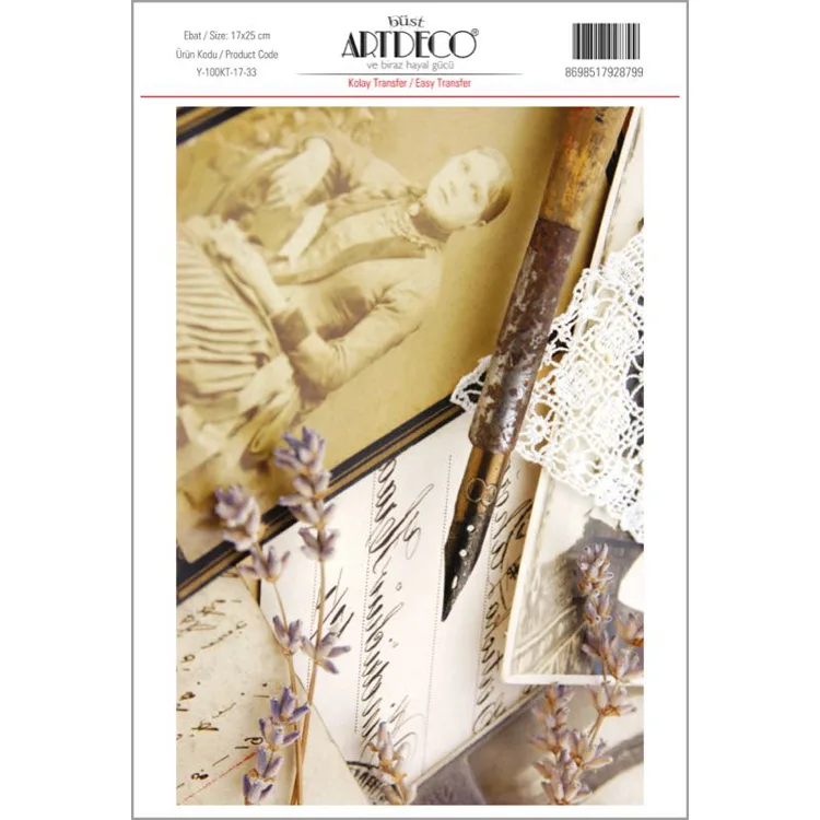 ARTDECO KOLAY TRANSFER 17X25CM DESEN NO:33