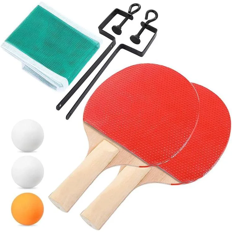 CAN SPORT BRS-809 FİLELİ MASA TENİSİ RAKET SETİ 3 TOPLU