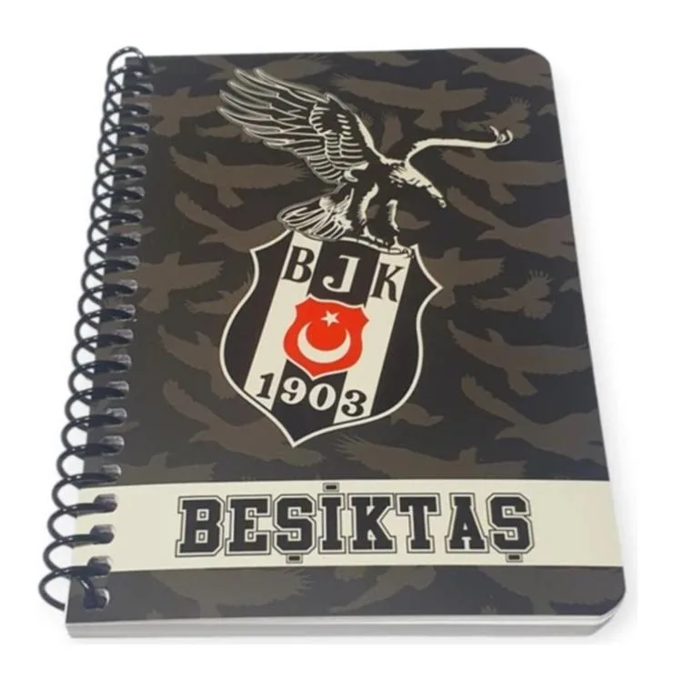 TMN BEŞİKTAŞ SPİRALLİ A6 KARTON KAPAK ÇİZGİLİ NOT DEFTERİ 591711
