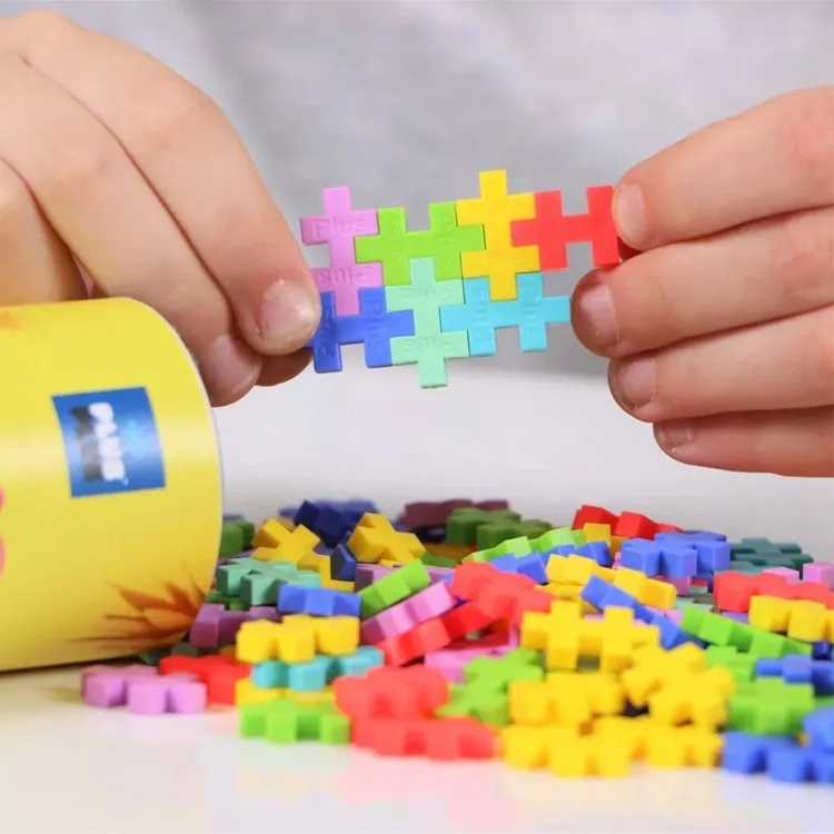 PLUS-PLUS 4264 TROPICAL MİNİ MİX BLOK PUZZLE YAPI SETİ 100 PARÇA TÜP