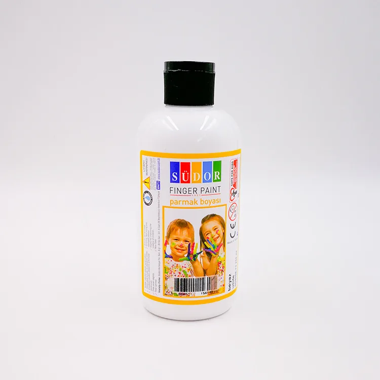 SÜDOR PARMAK BOYASI 250 ML BEYAZ - SD8008-13