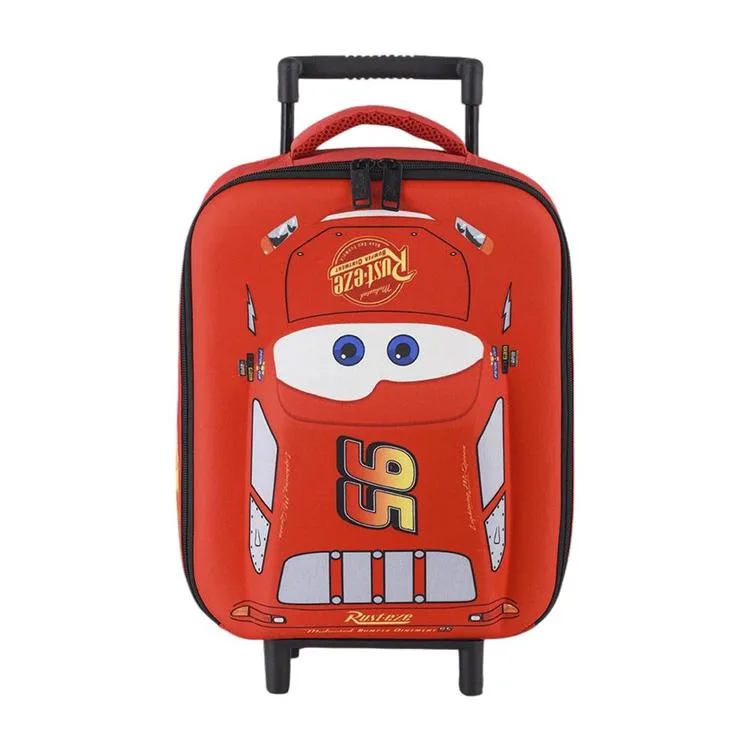 CARS 42216 BOX BODDY TEK GÖZLÜ ÇEK ÇEKLİ ANAOKULU ÇANTASI (ÇIKARTILABİLİR)