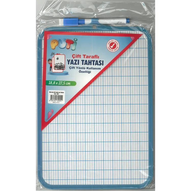 PUTİ 4551 ÇİFT TARAFLI YAZI TAHTASI 18.8x27.5cm - TEKLİ