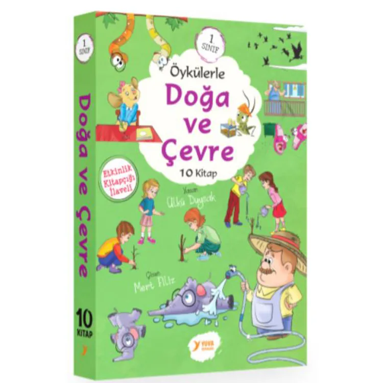 YUVA 1.SINIF ÖYKÜLERLE DOĞA VE ÇEVRE SERİSİ 10 KİTAP SET