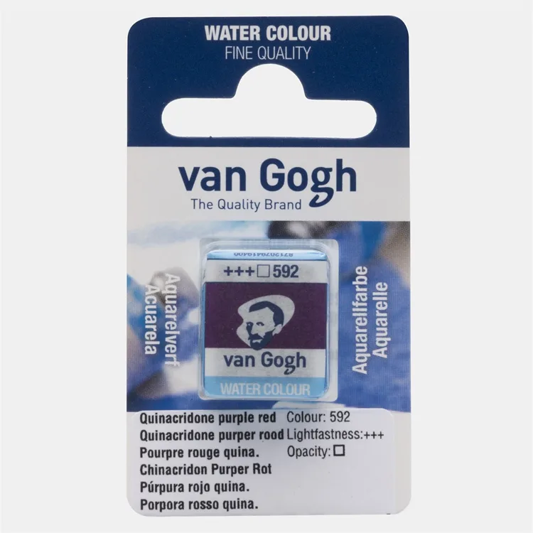 VAN GOGH 20865921 TABLET SULU BOYA YEDEĞİ - QUINACRIDONE PURPLE RED 592