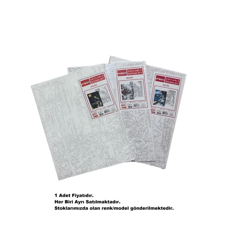 MYDİDO MYT4050SB 40X50CM SAYILARLA BOYAMA TUVAL SETİ - TEKLİ