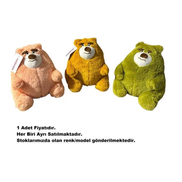 MOONTOYS PELÜŞ BODUR AYI 25 CM - TEKLİ