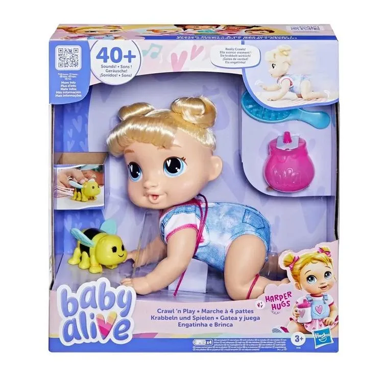 HASBRO F9709 BABY ALIVE EMEKLEYEN SARIŞIN BEBEĞİM