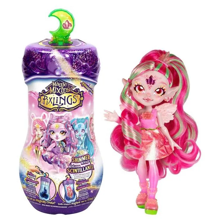 MAGIC MIXIES MG101000-14908 PIXLINGS GALAXY SAÇLI BEBEK- TEKLİ