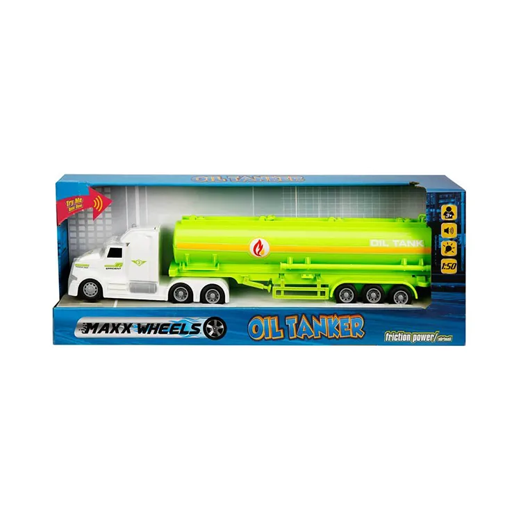 MAXX WHELLS - S00002316 SESLİ VE IŞIKLI 1:50 YAKIT TANKERİ 36CM.