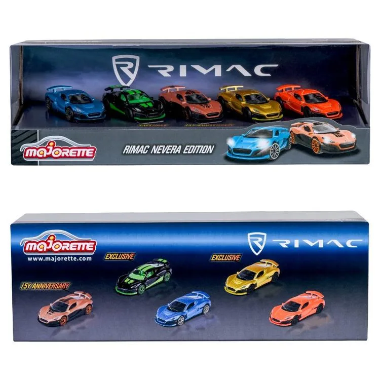 SİMBA MAJORETTE 2053174 RIMAC NEVERA EDITION 5'Lİ ARABA SETİ 1:64 KUTULU 3+