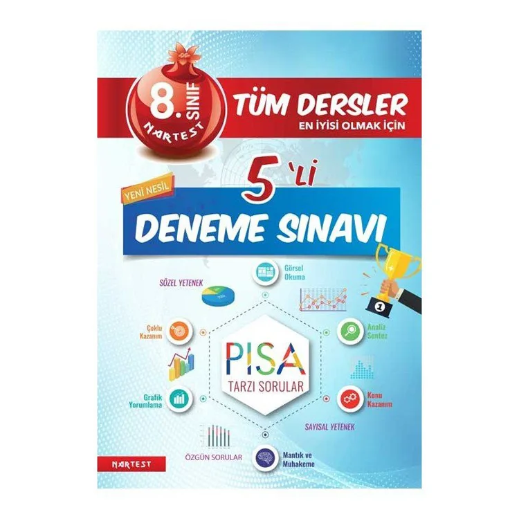 NAR TEST 8. SINIF NAR TÜM DERSLER 5'Lİ DENEME SINAVI