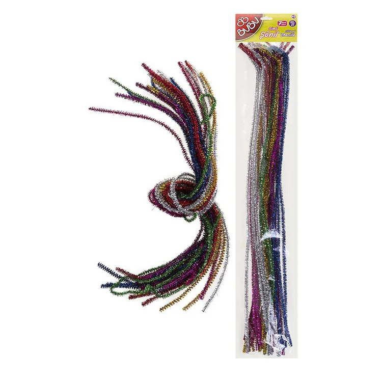 BU-BU 00107 SİMLİ ŞÖNİL 50 CM 25'Lİ