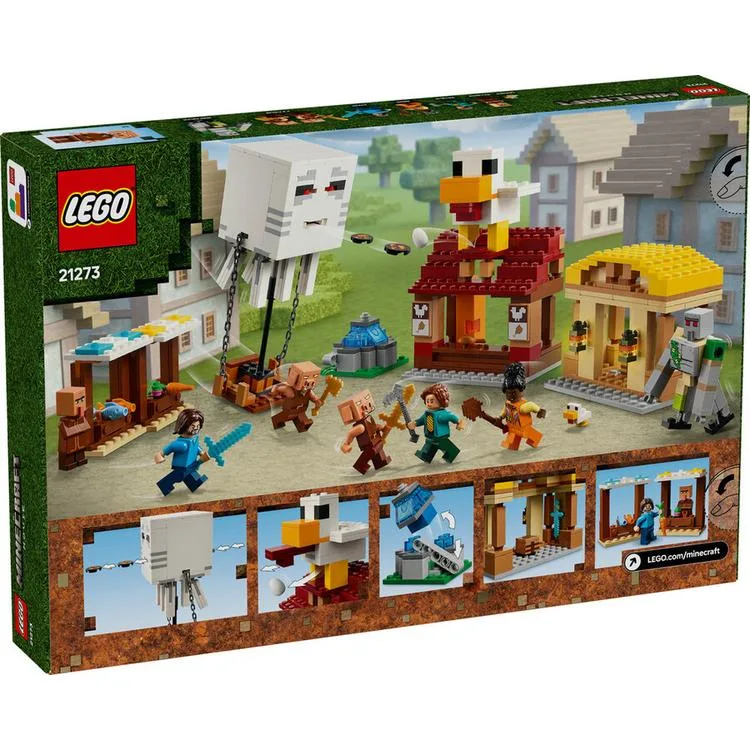 LEGO MINECRAFT 21273 THE GHAST BALLON VILLAGE ATTACK 555 PARÇA