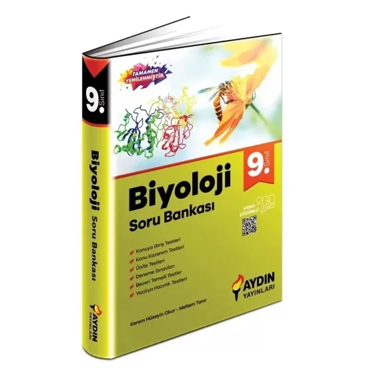 AYDIN 9. SINIF BİYOLOJİ SORU BANKASI