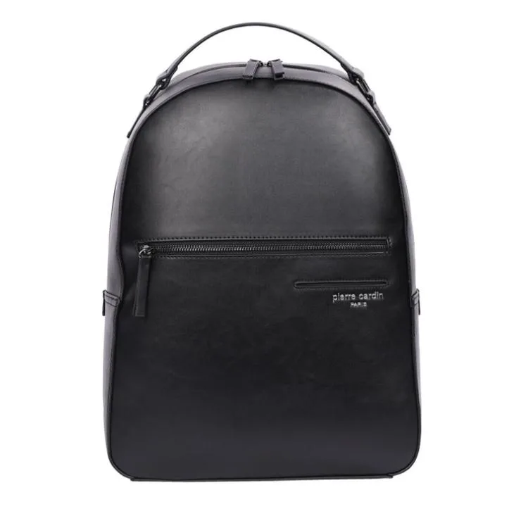 PIERRE CARDIN 01-PCMB677 S LAPTOP BÖLMELİ SUNİ DERİ SIRT ÇANTASI SİYAH