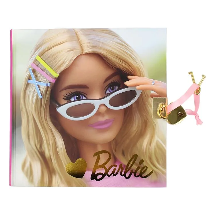 CEM BARBIE B-7790 KİLİTLİ HATIRA DEFTERİ 18X18cm ÇİZGİLİ