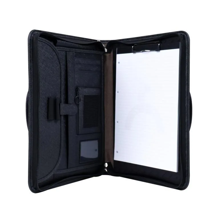 ÖNDER MINBAG 8002-3 MILANO 28,5 x 37 cm GİZLİ SAPLI ÇİFT FERMUARLI EVRAK ÇANTASI SİYAH
