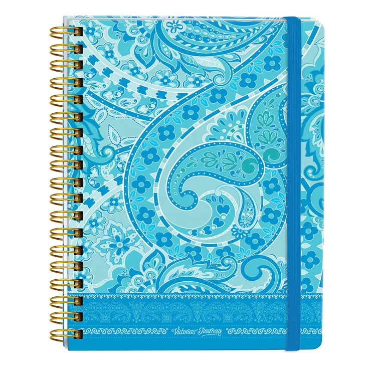 VICTORIA'S JOURNALS 0097 NOTES 20x28cm SPİRALLİ SERT KAPAK 90gr. 40YP. DÜZ + 40 YP. NOKTALI + 40YP.ÇİZGİLİ DEFTER