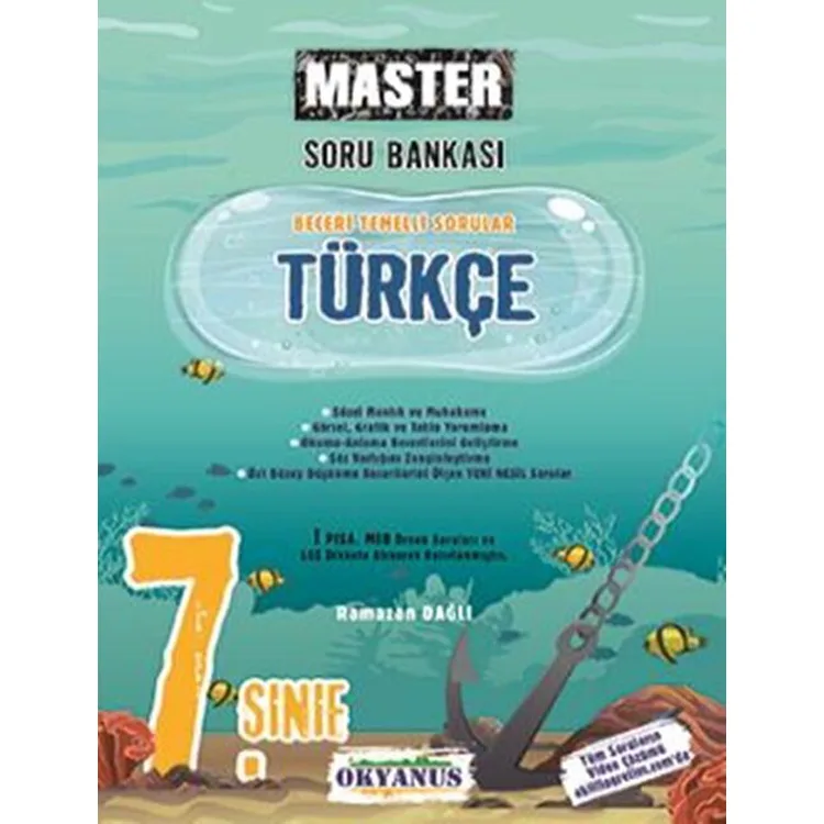 OKYANUS 7. SINIF MASTER TÜRKÇE SORU BANKASI - 2025 MÜFREDAT