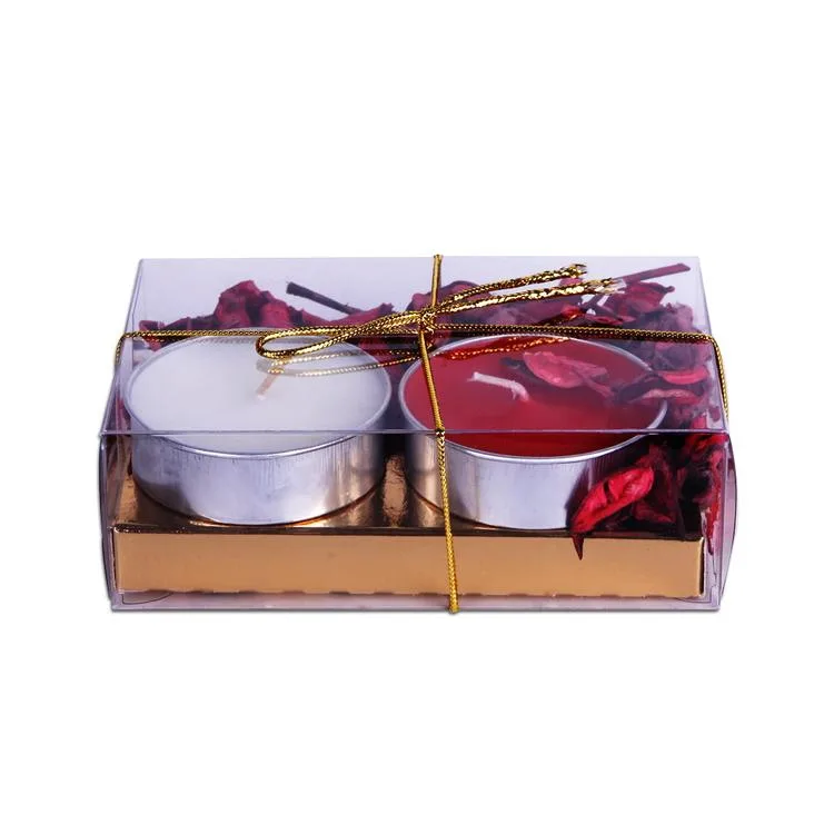 NUR MUM X-653 TEALIGHT BÜYÜK 2'Lİ KURU YAPRAKLI MUM SET 6cm