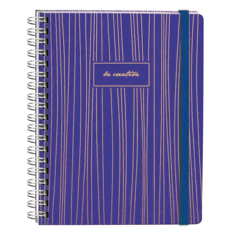 VICTORIA'S JOURNALS 0067 BE CRATIVE 17x24cm SPİRALLİ SERT KAPAK 90gr. 96YP. ÇİZGİLİ DEFTER