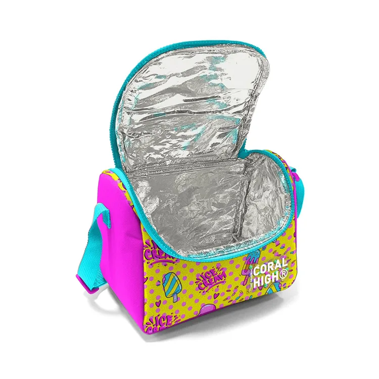 CORAL HIGH 11878 KIDS MIXED DONDURMA DESENLİ THERMO BESLENME ÇANTASI
