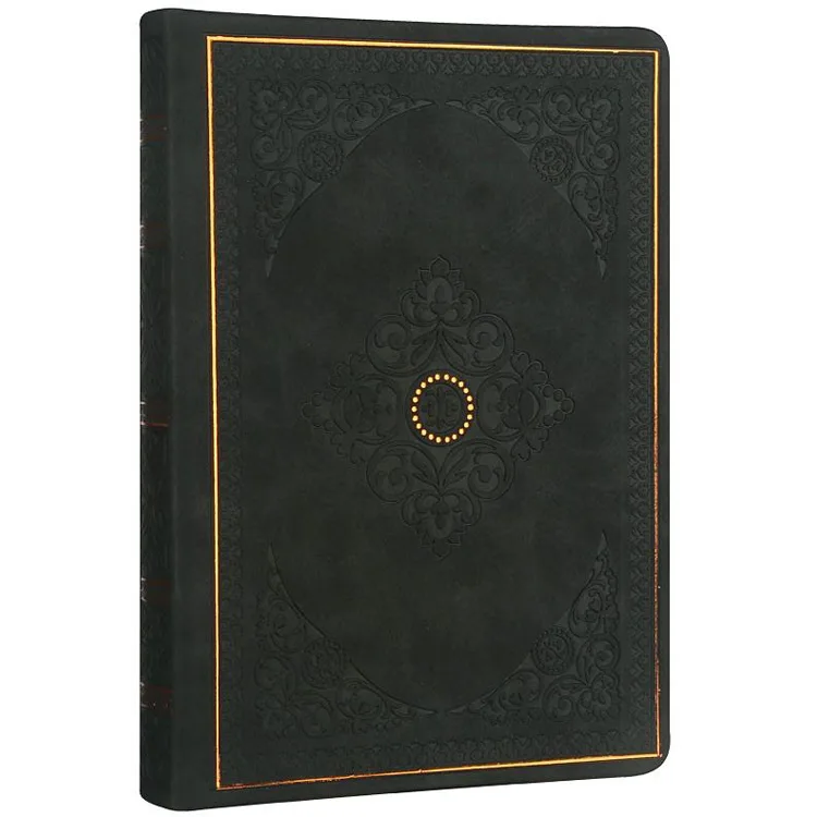 VICTORIA'S JOURNALS 1184 VINTAGE OLD BOOK 12x17cm 80gr.128YP. ÇİZGİLİ DEFTER MAT SİYAH