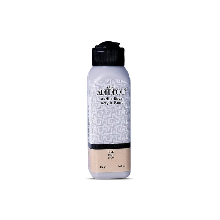 ARTDECO AKRİLİK BOYA 140 ML. GRİ