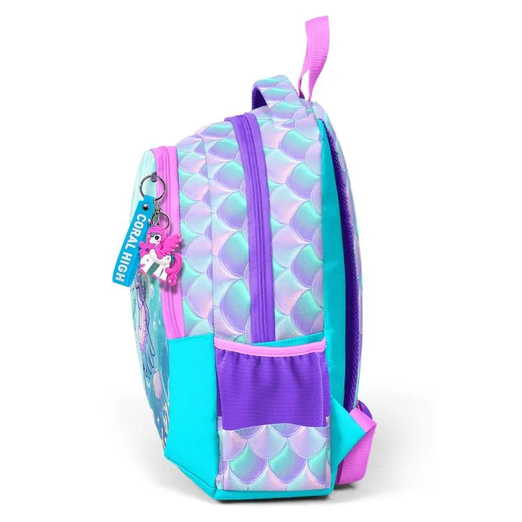 CORAL HIGH 33256 UNICORN DENİZATI DESENLİ ÜÇ BÖLMELİ SIRT ÇANTASI