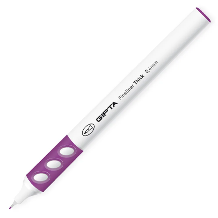 GIPTA FINELINER THICK 04 MM YUVARLAK GÖVDE LİLA