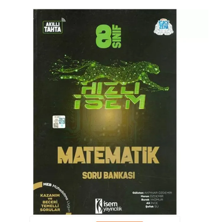 İSEM 8. SINIF HIZLI İSEM MATEMATİK SORU BANKASI