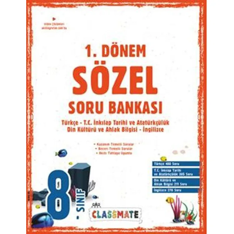 OKYANUS 8. SINIF CLASSMATE 1. DÖNEM SÖZEL SORU BANKASI