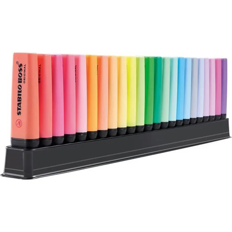 STABILO BOSS ORIGINAL ARTY 7023-01 51000731 FOSFORLU KALEM 23'LÜ SET (9 FLORESAN+14 PASTEL RENK)