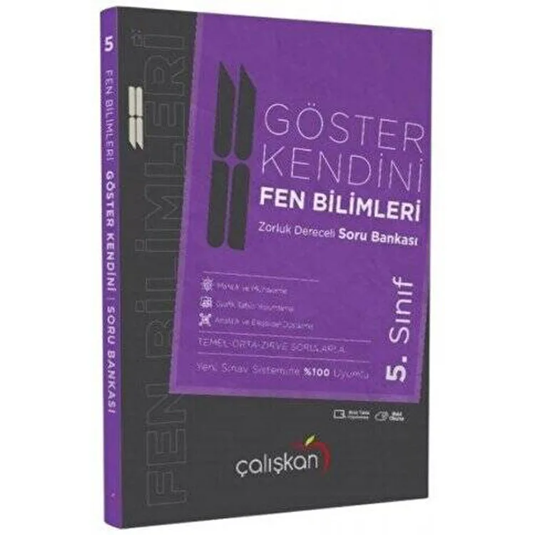 ÇALIŞKAN 5.SINIF GÖSTER KENDİNİ FEN BİLİMLERİ SORU BANKASI