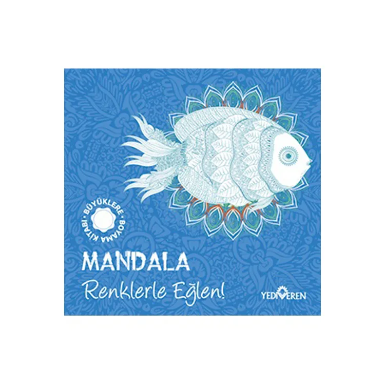 BÜYÜKLER İÇİN BOYAMA KİTABI MANDALA - RENKLERLE EĞLEN