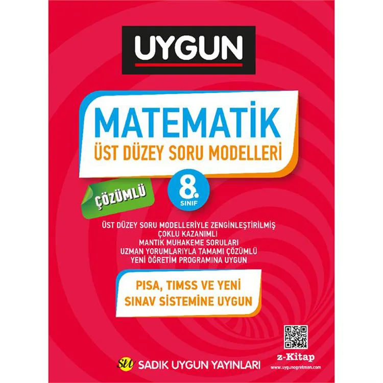 SADIK UYGUN YAYINLARI 8. SINIF MATEMATİK ÜST DÜZEY SORU MODELLERİ