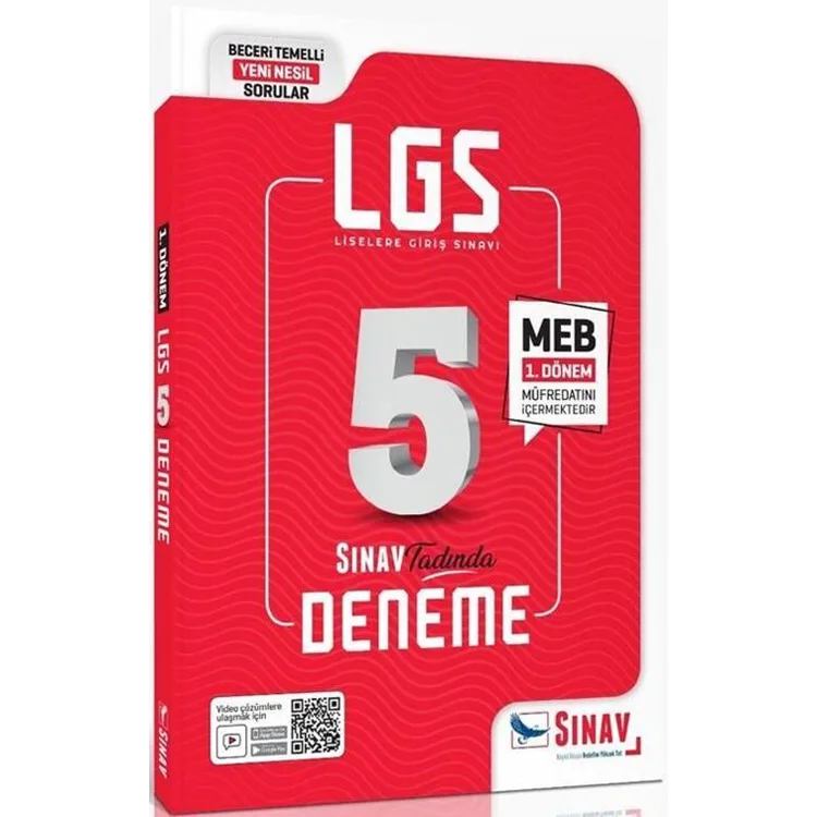 SINAV 8.SINIF LGS 1. DÖNEM 5 DENEME