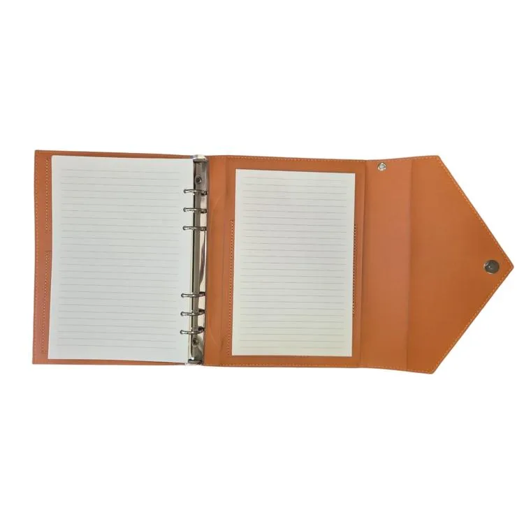 VICTORIA'S JOURNALS MUSE 126-2726 KUTULU VEGAN DERİ A5 120 GR. 96 YP. DEĞİŞTİRİLEBİLEN İÇ ÇİZGİLİ ORGANİZER DEFTER TURUNCU