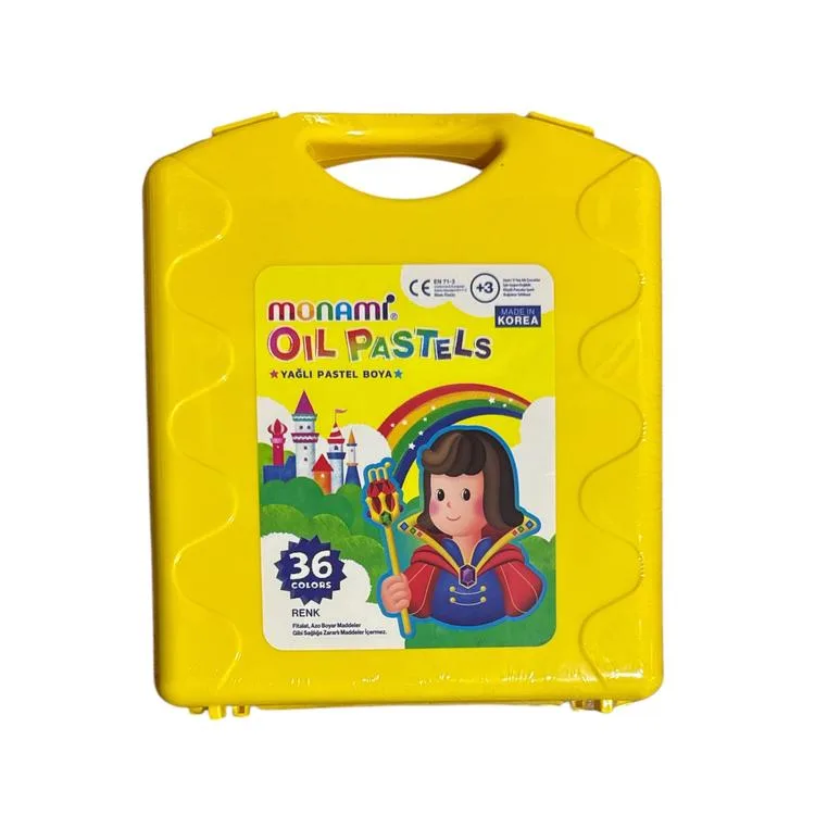 MONAMİ OIL YAĞLI PASTEL BOYA PLASTİK ÇANTALI 36 LI (36 RENK) - 2140441053