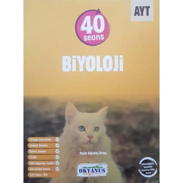 OKYANUS AYT 40 SEANSTA BİYOLOJİ SORU BANKASI