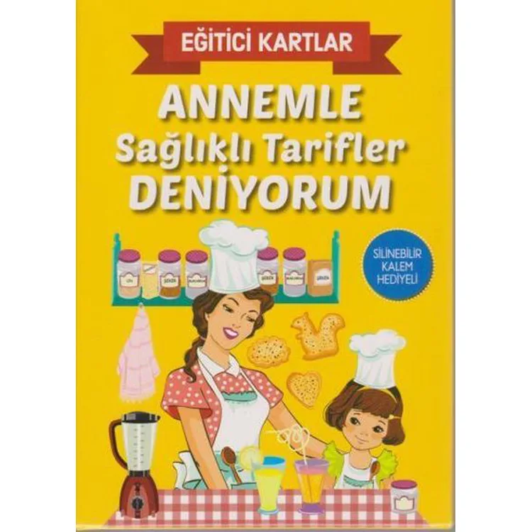 TELESKOP ETKİNLİK KARTLARI ANNEMLE SAĞLIKLI TARİFLER DENİYORUM