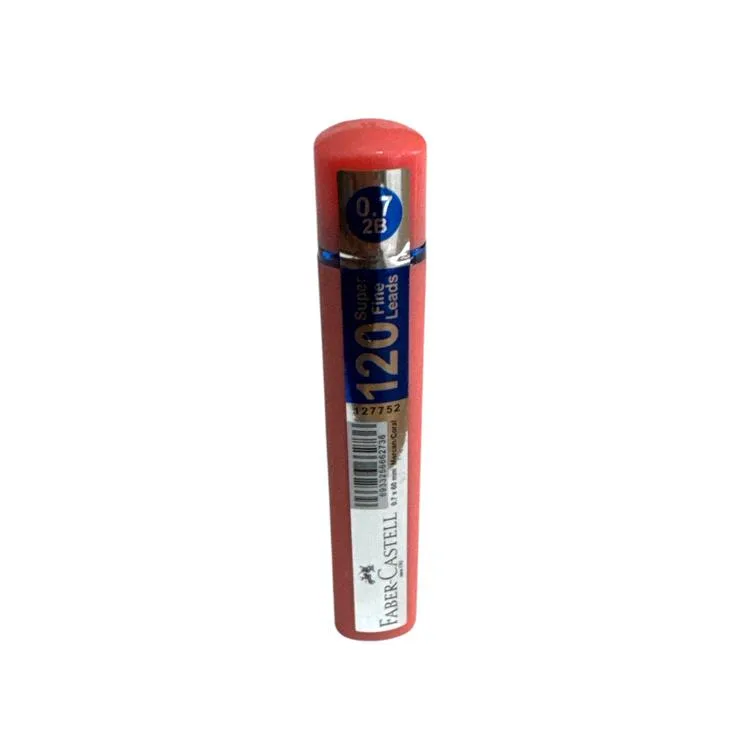 FABER CASTELL GRIP 120'Lİ MİN SOFT 0.7 2B 60mm UÇ MERCAN TÜP 5030127752 - TEKLİ