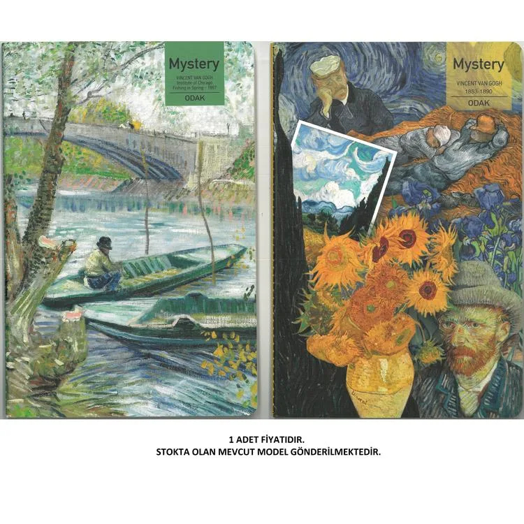ODAK 777-269 MYSTERY 16X24 İPLİK DİKİŞLİ KARELİ DEFTER 56 YP
