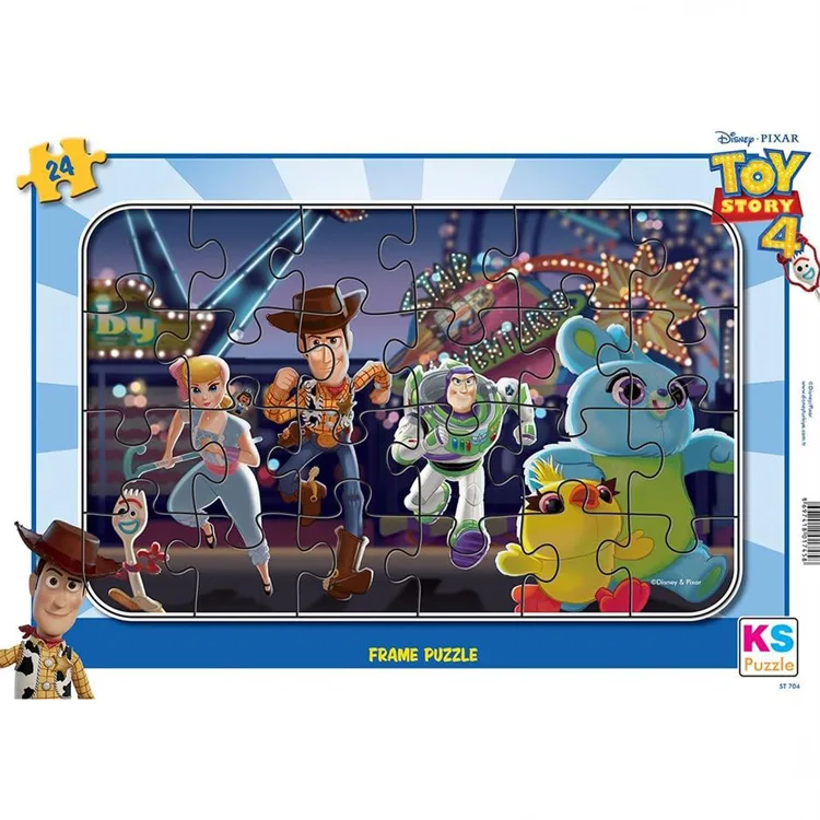 KS GAMES TS 704 DISNEY PIXAR TOY STORY 4 FRAME YAPBOZ/PUZZLE 24 PARÇA 3+