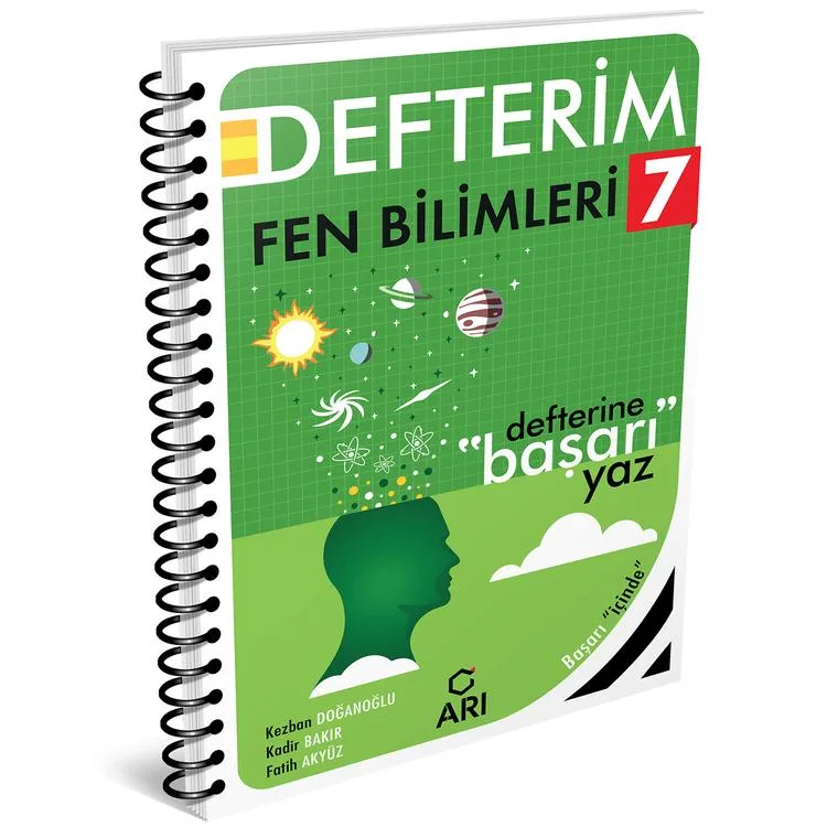 ARI 7. SINIF FEN BİLİMLERİ DEFTERİM - 2025 MÜFREDAT