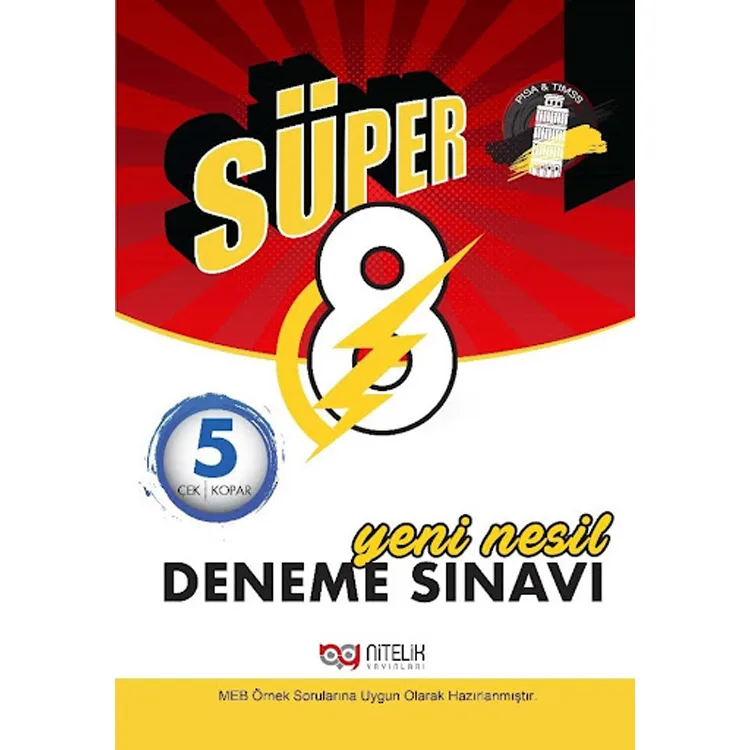 NİTELİK 8. SINIF YENİ NESİL SÜPER 5'Lİ DENEME