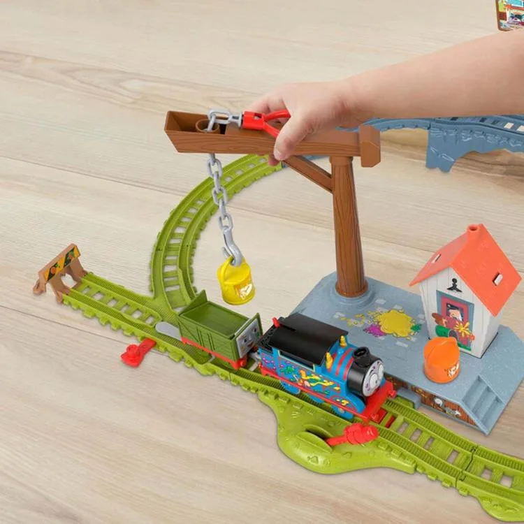 FISHER PRICE F963/ HTN34 THOMAS VE ARKADAŞLARI BOYA TESLİMATI TREN SETİ 3+